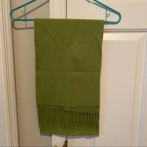 Green Cashmere Scarf